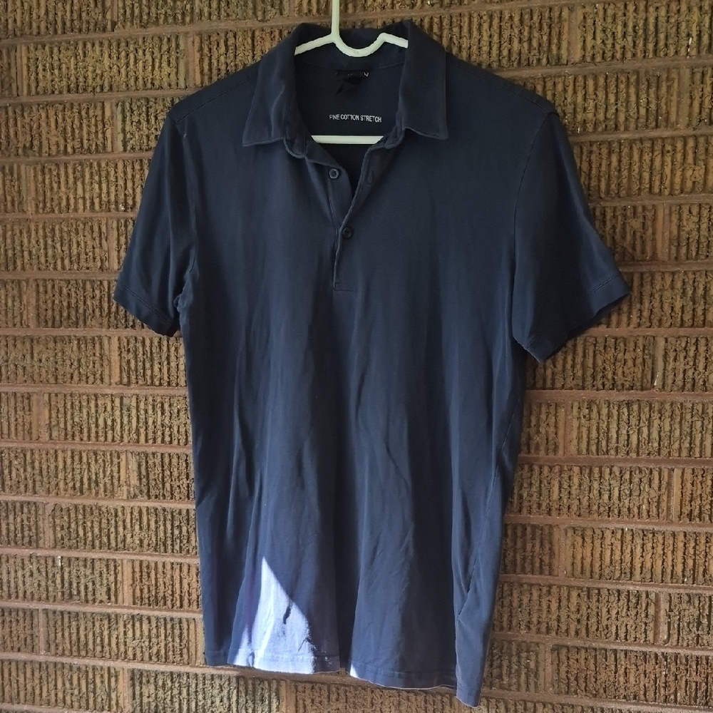 rag & bone Dark Blue Polo Shirt